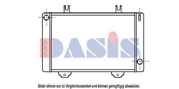 AKS DASIS Jäähdytin,moottorin jäähdytys 250090N